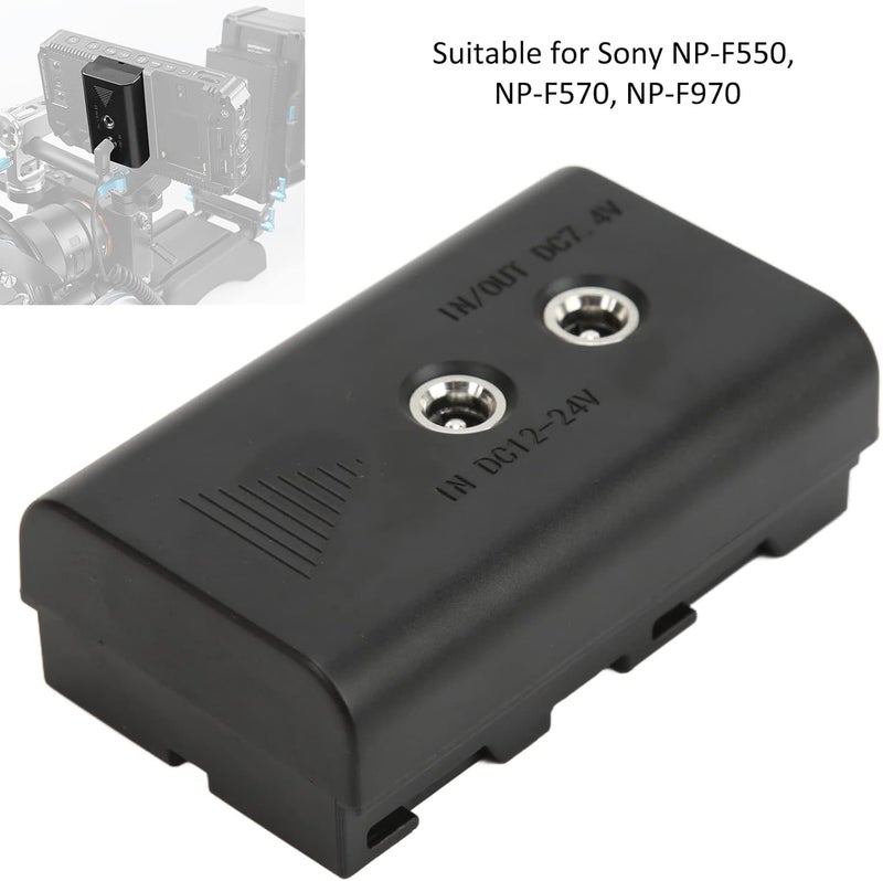woobles Camera Dummy Battery, Wide Applications NPF550 Dummy Battery Low Temperature Resistant for Sony NPF970 for Sony NPF550 - Image 4